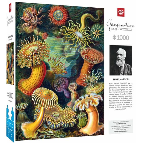 Puzzle Cenega Publishing Ernst Haeckel Criaturas marinas 1000 Pieces