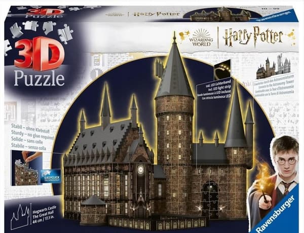 Ravensburger 3D-palapeli Tylypahkan linna 540 palaa. Harry Potter Tylypahka