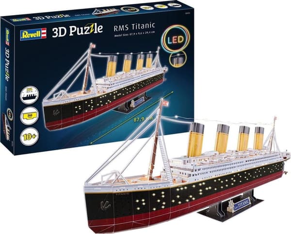 Revell 00154 RMS Titanic Ship - LED Edition 3D-puslespil