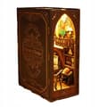 Miniatyrbillede 4 af 11: Gør-det-selv træ 4D puslespil belysning bibliotek boghylde støtte