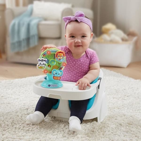 VTECH BABY - Det store hjul af Baby Loulous - Musikhjul med anti-fald sugekop - Grøn/Multifarvet