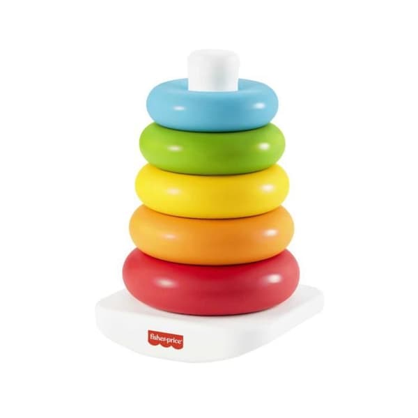 Fisher-Price - Regnbågspyramid - Leksak för tidigt lärande - Från 6 månader GRF09