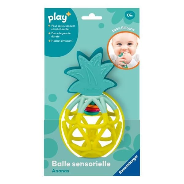 Ravensburger play+, Sansebold - Ananas, 6-36 måneder, Tidlige år, Baby