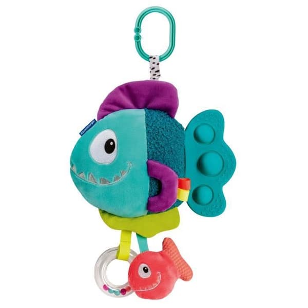 Ravensburger play+, Pop-it Plys - Blå Piranha, 6-36 måneder, Tidlige år, Baby