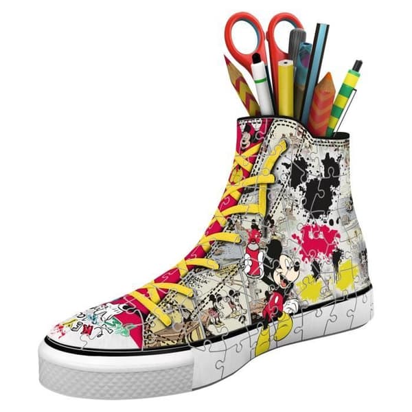 3D-pusselpennburk Sneaker Disney Musse Pigg - Ravensburger - Flerfärgad