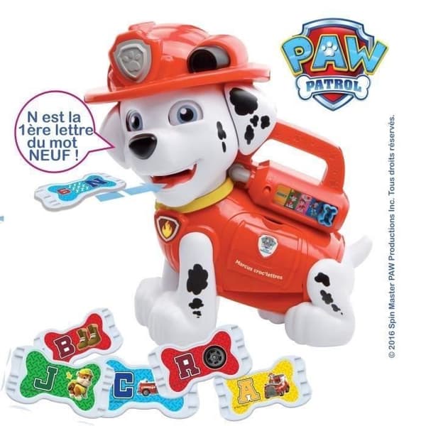 VTECH - Paw Patrol Marcus, Croc'Lettres - Luftfugter i 2000-serien - Sort og kobber