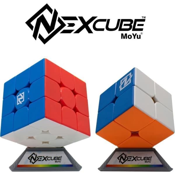 Nexcube 3x3 + 2x2 klassinen palapelikuutio - MoYu - monivärinen - ulkokäyttöön - uusi