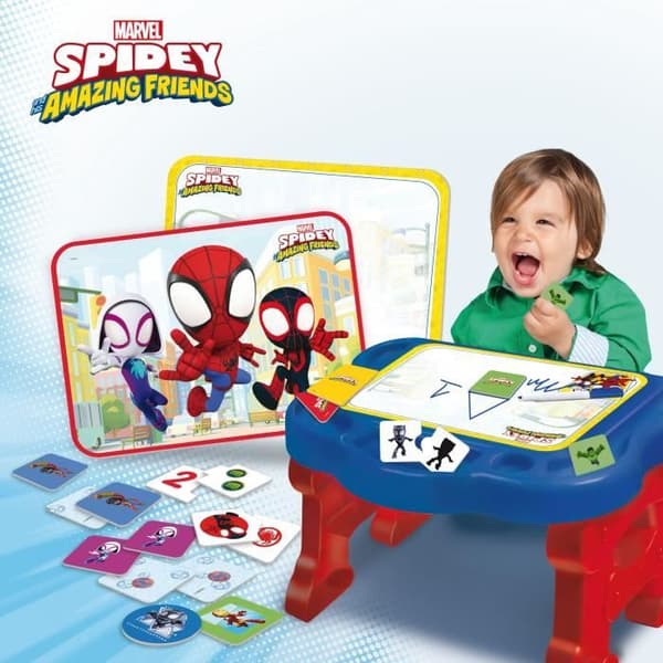 Aktiviteettipöytä 10 pelillä - Spidey Super -pöytä - Edu-pelit - LISCIANI