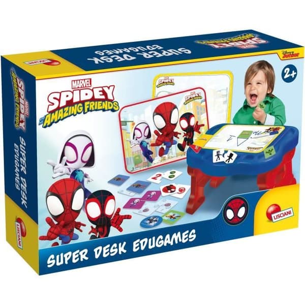 Aktiviteettipöytä 10 pelillä - Spidey Super -pöytä - Edu-pelit - LISCIANI