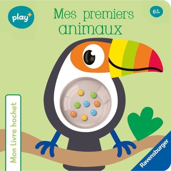 Ravensburger play+, Min Ranglebog - Mine Første Dyr, Bog, Tidlige År, Baby