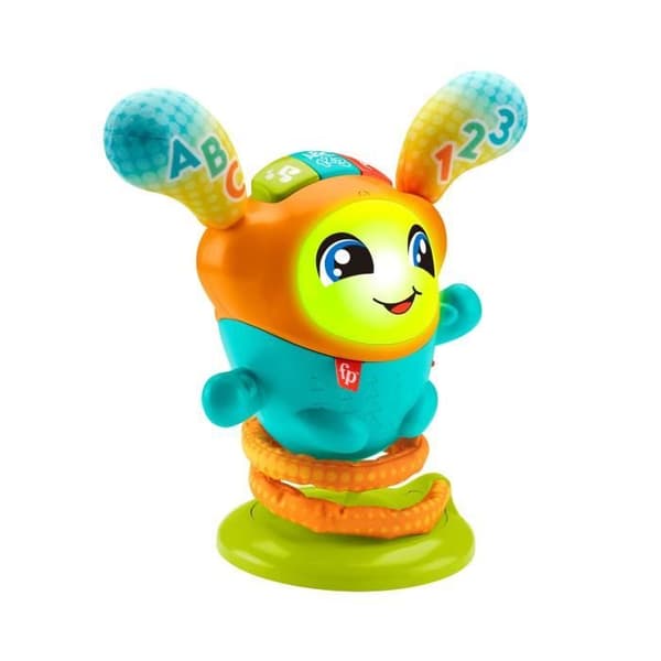 Fisher Price - DJ Dansarroboten har studsat - väckningsleksaker 1:a åldern - 9 månader och uppåt