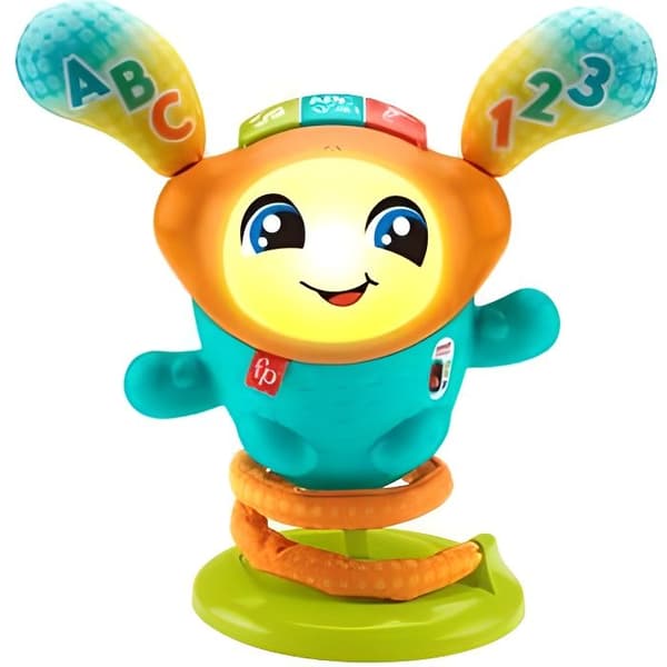 Fisher Price - DJ Dansarroboten har studsat - väckningsleksaker 1:a åldern - 9 månader och uppåt