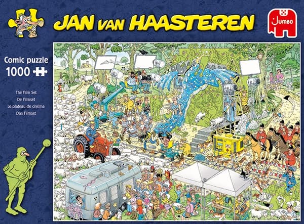 Jan van Haasteren The TV Studios 1000 kpl palapeli 1000 kpl Sarjakuvat