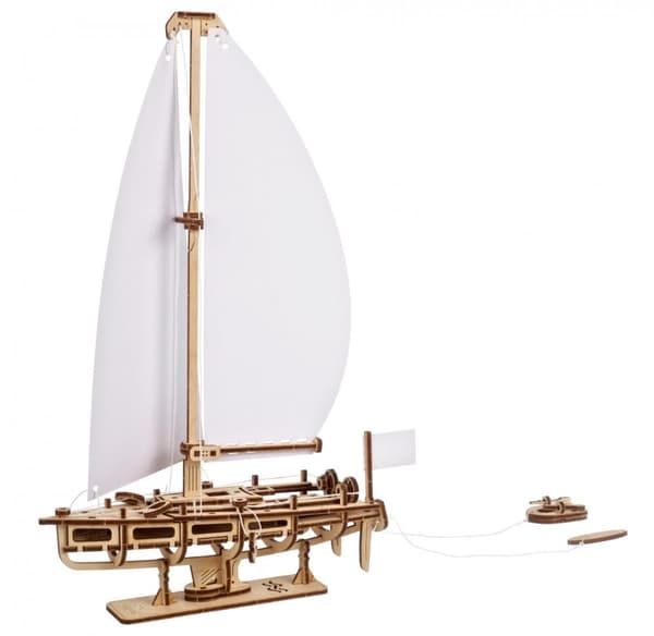 3D Træpuslespil Ocean Yacht uGEARS