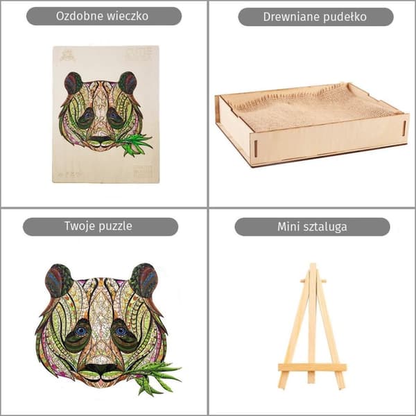 Puinen palapeli SWEET PANDA XL