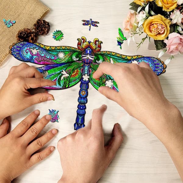 Træpuslespil Royal Dragonfly XL