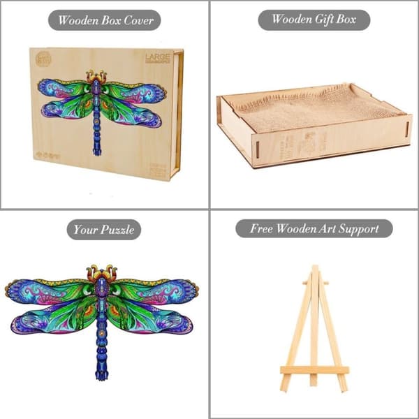 Træpuslespil Royal Dragonfly XL