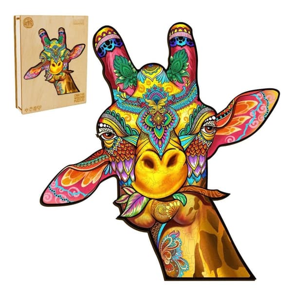Träpussel Sagogiraff M