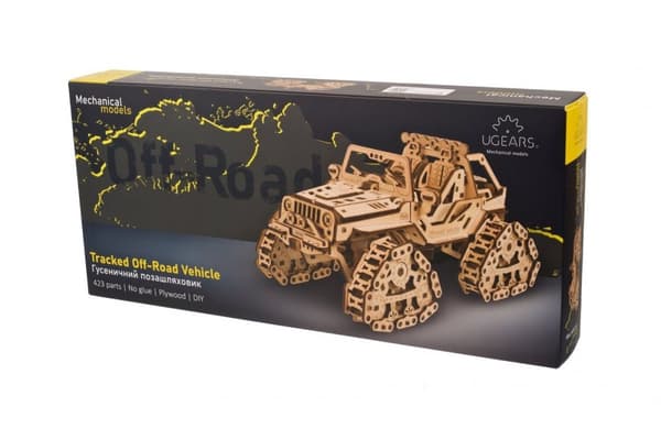 3D-puinen palapeli telaketjulla varustettu maastoajoneuvo uGEARS