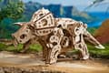 Miniatyrbillede 10 af 10: 3D Træpuslespil Triceratops Dinosaur uGEARS