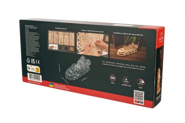 3D-puinen palapeli uGEARS Pelastusleijulaiva