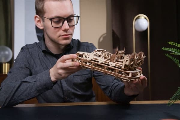 3D-puinen palapeli uGEARS Pelastusleijulaiva