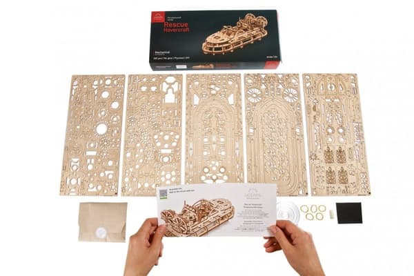3D-puinen palapeli uGEARS Pelastusleijulaiva