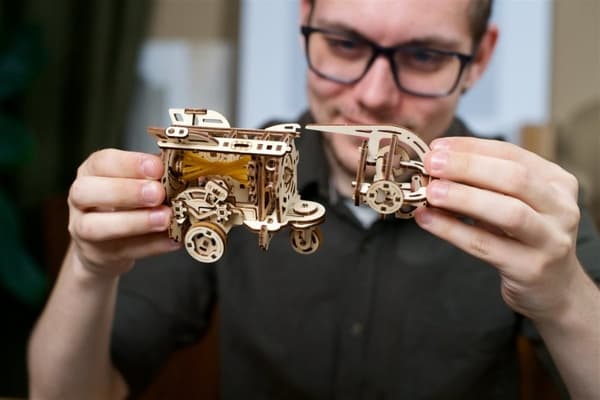 3D Träpussel Steampunk Ubåt uGEARS Smart