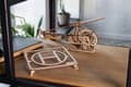 Miniatyrbild 10 av 10: 3D Träpussel Mini Helikopter uGEARS Smart
