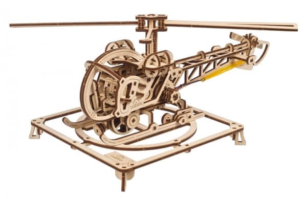 3D Träpussel Mini Helikopter uGEARS Smart