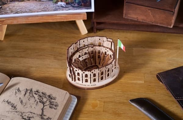 3D træpuslespil Colosseum uGEARS