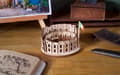 Miniatyrbillede 9 af 10: 3D træpuslespil Colosseum uGEARS