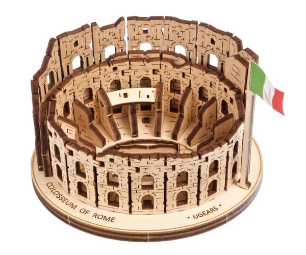 3D træpuslespil Colosseum uGEARS