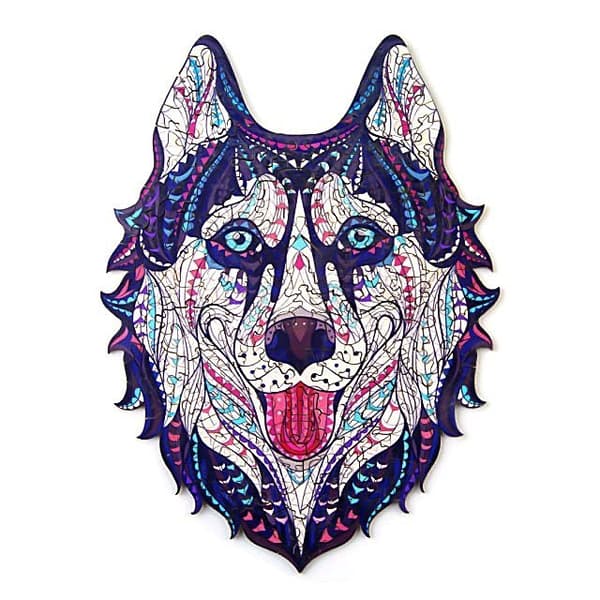 Puinen palapeli MERRY HUSKY L