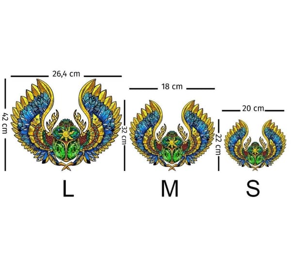 Träpussel UNDERBARA SCARAB M