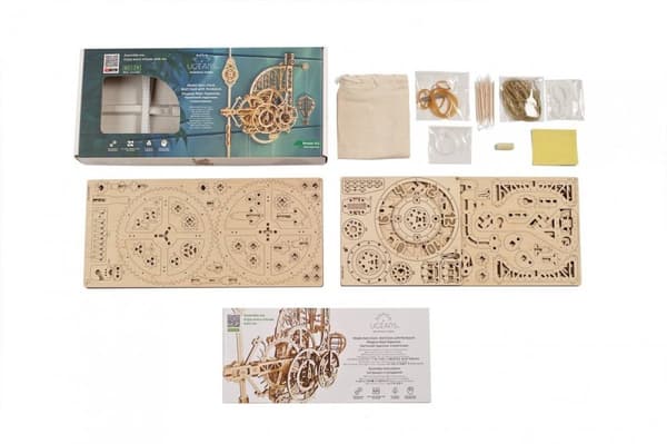 3D Puslespil Mekanisk Vægur Aero Clock uGEARS