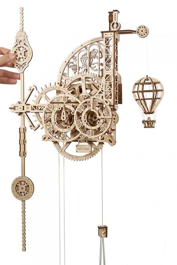 3D Puslespil Mekanisk Vægur Aero Clock uGEARS