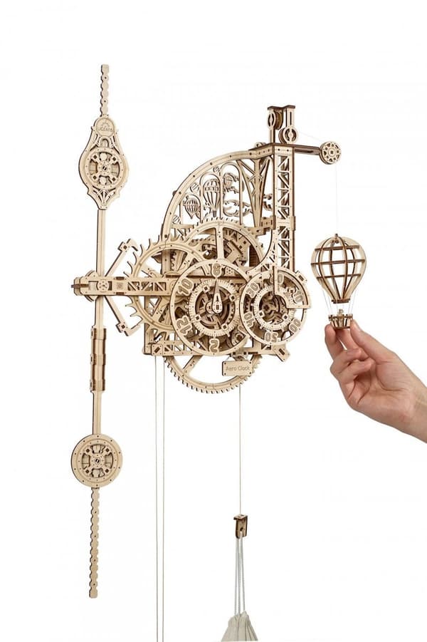 3D Puslespil Mekanisk Vægur Aero Clock uGEARS