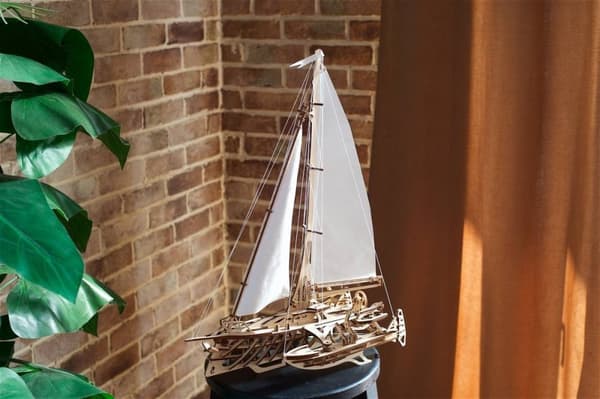 3D Träpussel Segelbåt uGEARS