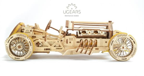 3D-puinen palapeliauto U-9 Grand Prix uGEARS