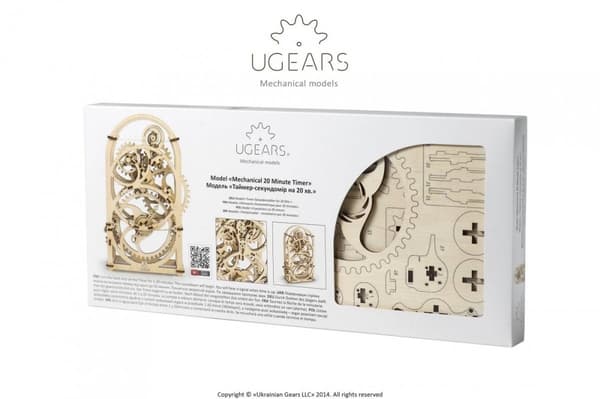 3D-puinen palapeliajastin 20 min uGEARS