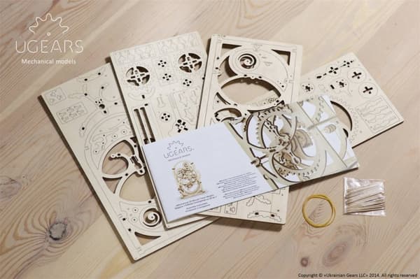 3D-puinen palapeliajastin 20 min uGEARS