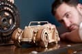 Miniatyrbillede 10 af 10: 3D Træpuslespil Roadster VM-01 uGEARS