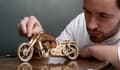Miniatyrbillede 9 af 10: 3D Træpuslespil Motorcykel VM-02 uGEARS