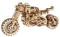 Miniatyrbillede 1 af 10: 3D Træpuslespil Scrambler UGR-10 med sidevogn uGEARS