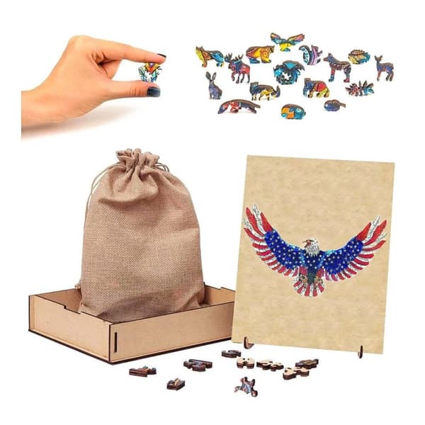 Træpuslespil American Eagle A3