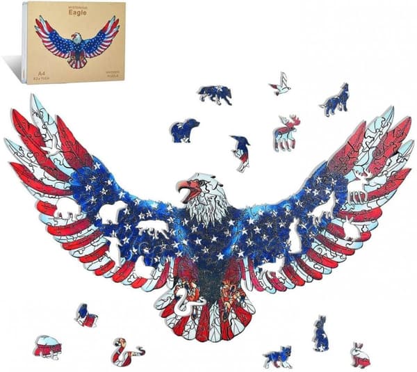 Træpuslespil American Eagle A3