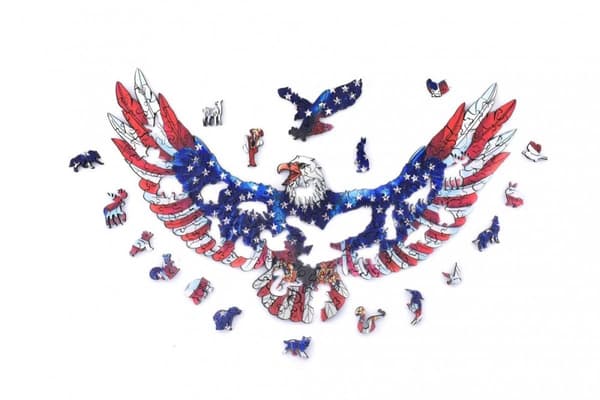 Træpuslespil American Eagle A3