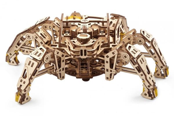 3D Träpussel Hexapod Utforskare uGEARS