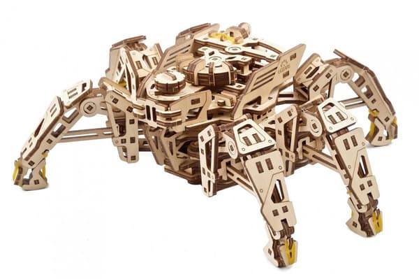 3D Träpussel Hexapod Utforskare uGEARS
